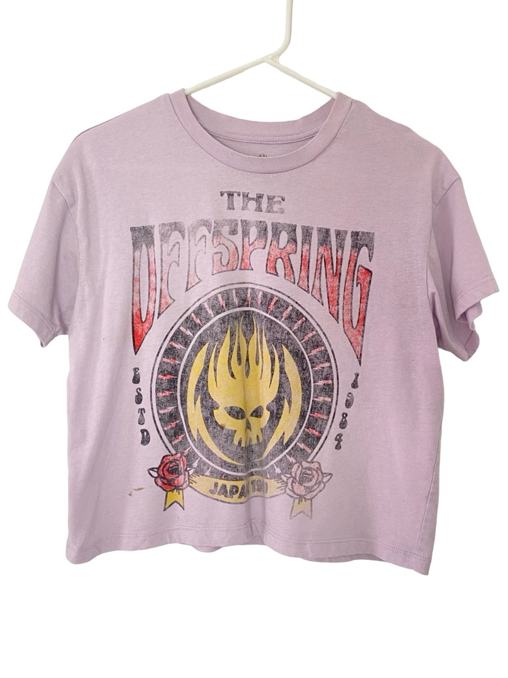 The Offspring Band Tee Tshirt Womens Size Small - Medium Chest 19 Length 19
